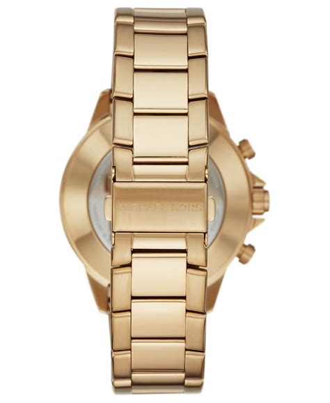 Michael Kors Men's Access Gage Hybrid Smart Watch Gold .